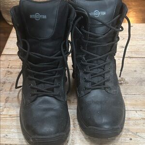 Men's Black Tactical Boots size 10